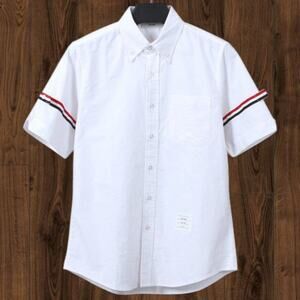 Thom Browne Men's White Short Sleeve